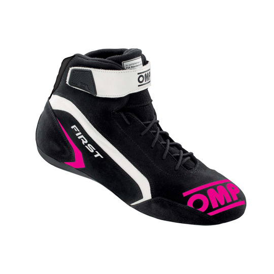 OMP Schuhe First MY21 schwarz/rosa (FIA)