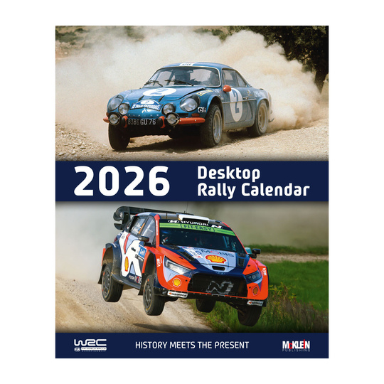 McKlein 2026 Desktop Rally Kalender - History meets the Present