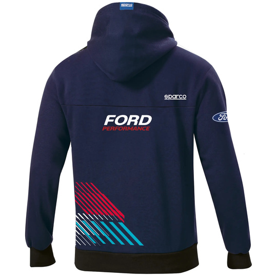 Sparco Herren Kapuzensweatjacke FORD PERFORMANCE