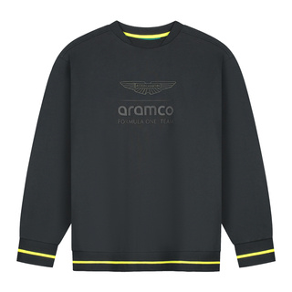 Aston Martin F1 2026 Sweatshirt Stealth schwarz
