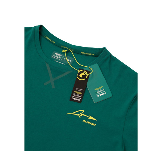 Aston Martin F1 Fernando Alonso Kinder-T-Shirt Kimoa grün
