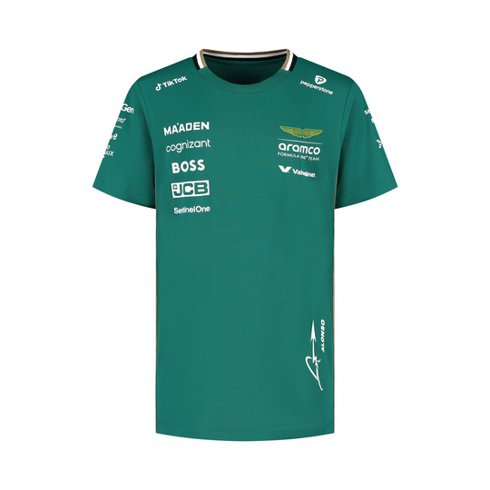 Aston Martin F1 2025 Kinder T-Shirt Alonso Team