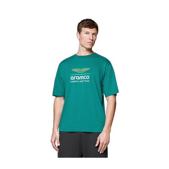Aston Martin F1 2025 Herren T-Shirt Large Logo
