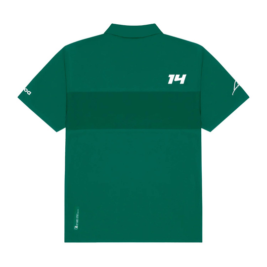 Aston Martin F1 2024 Herren Polohemd Alonso Kimoa Minimal
