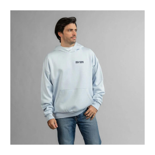 Williams F1 Kapuzenpullover Oversized blau