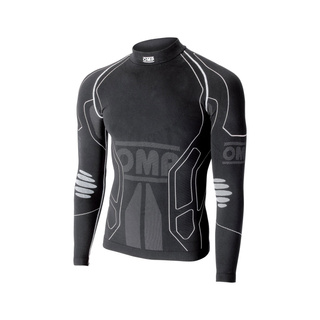 OMP Unterziehshirt mit Rollkragen KS-Winter-R schwarz