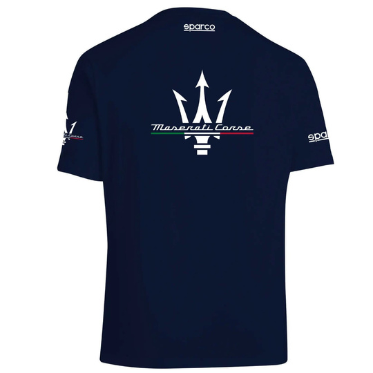 Sparco T-Shirt Maserati Corse marineblau
