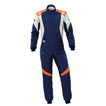 OMP Rennoverall FIRST EVO MY25 Marineblau-Orange (FIA)