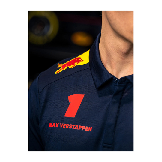 Red Bull Racing 2025 Herren Polohemd Verstappen Team