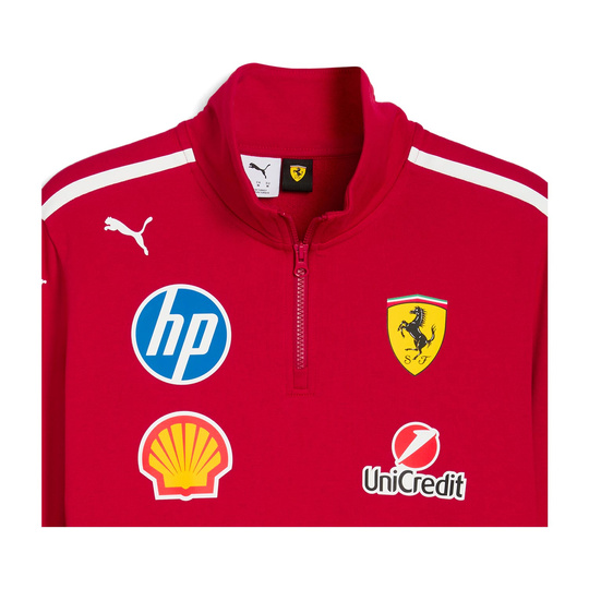 Scuderia Ferrari F1 2025 Herren 1/4 Zip Sweatshirt