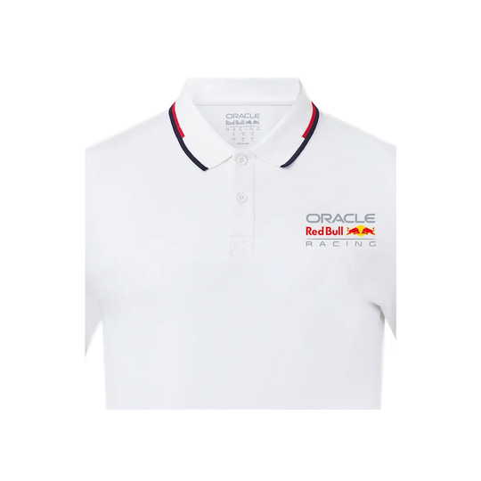 Red Bull Racing 2025 Herren Poloshirt Core Logo Weiß