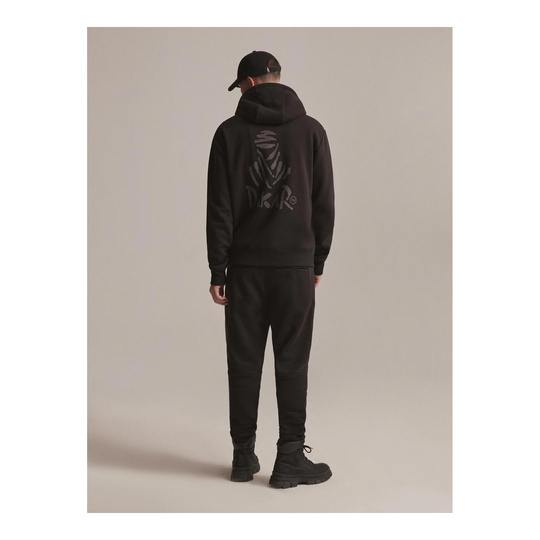 Dakar Herren Kapuzensweatjacke DKR ZIP H23 Schwarz