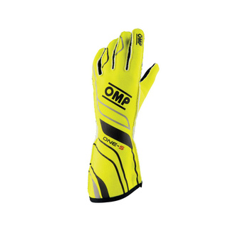 OMP Handschuh ONE-S MY20 Gelb (Homologation FIA)