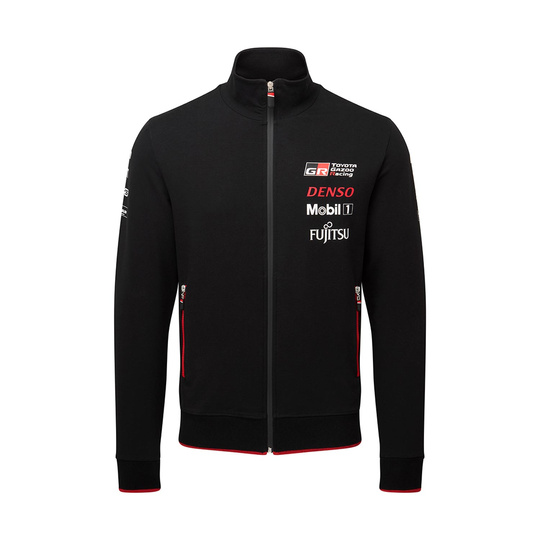 Toyota Gazoo Racing Herren Sweatjacke Team Schwarz 