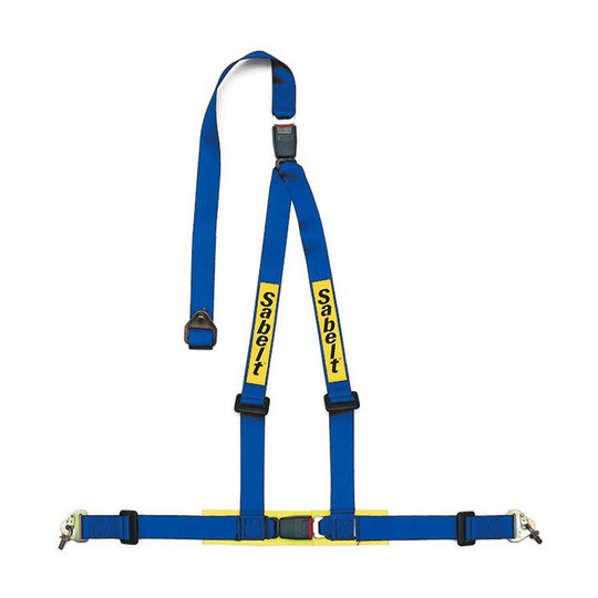 Sabelt 3-Punkt-Gurt 2" blau (ECE) Bolt-On/Snap Hook