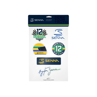 Ayrton Senna 2026 Aufkleber-Set