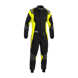 Sparco Rennoverall FUTURA Schwarz-Gelb (FIA)