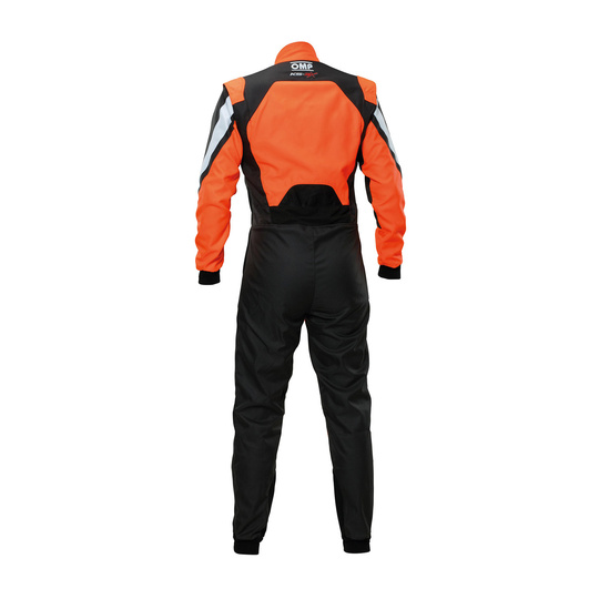 OMP Kinder-Kartanzug KS-3X schwarz/orange (FIA)