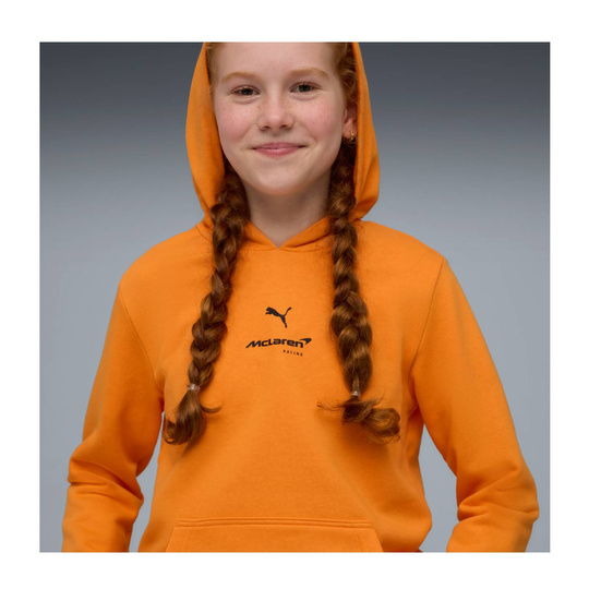 McLaren F1 2026 Kinder Kapuzensweatjacke Logo Orange