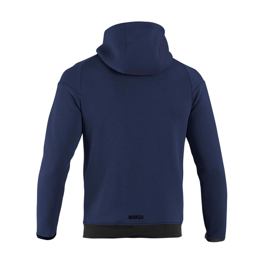 Sparco Herren Kapuzensweatjacke Full Zip MY25 Marineblau