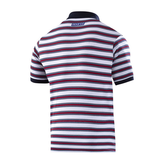 Sparco Poloshirt Sportline Martini weiß