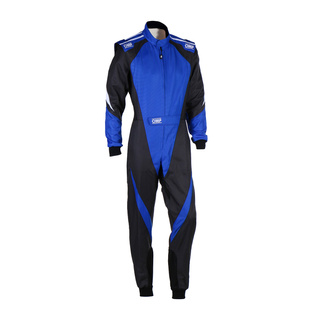 OMP Kartanzug KS-3X schwarz/blau (FIA)
