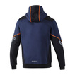 Sparco Kapuzenjacke Tech marineblau/orange