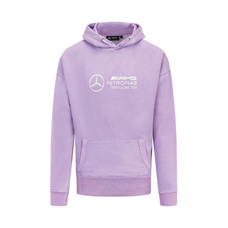 Herren Retro Hoodie Lilac Mercedes AMG F1