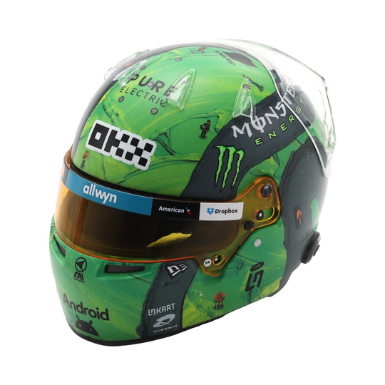 McLaren F1 Lando Norris Miniaturhelm Las Vegas GP 1:5