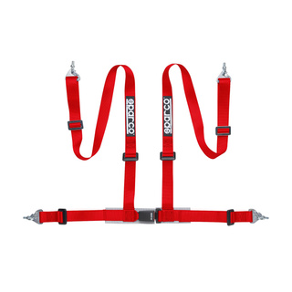Sparco 4-Punkt-Gurt Club H-4M rot
