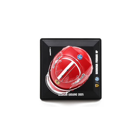 Scuderia Ferrari 2025 Miniaturhelm 1:5 Charles Leclec