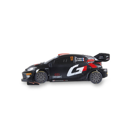 Toyota Gazoo Racing Kalle Rovanpera/Sebastien Ogier Slotcar-Rennbahn-Set WRC Yaris Rally1