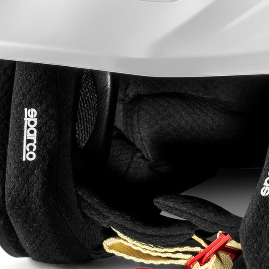 Sparco Helm Flux RJ-i weiß/schwarz (FIA)