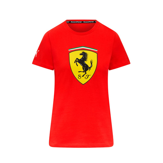 Ferrari F1 2024 Damen T-shirt Shield Rot