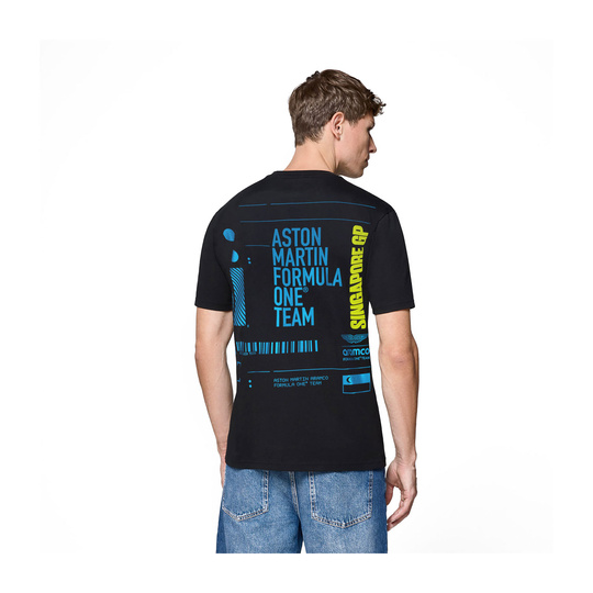 Aston Martin F1 2025 Herren T-Shirt Singapore 