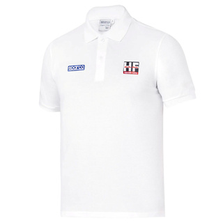 Sparco Poloshirt Lancia HF Squadra Corse Lunetta weiß