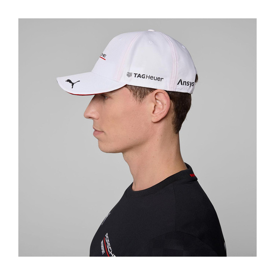 Porsche Motorsport 2025 Herren Baseballkappe Team Weiß