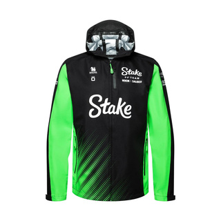 Stake F1 Kick Sauber 2025 Herren Regenjacke Team
