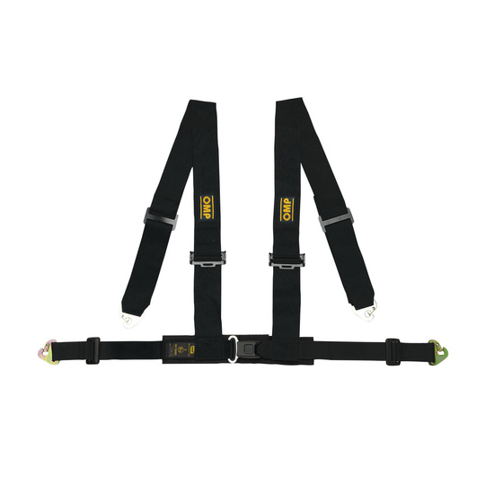 OMP Sportgurt Racing 4 - Punkt Gurt ECE, DA508, schwarz