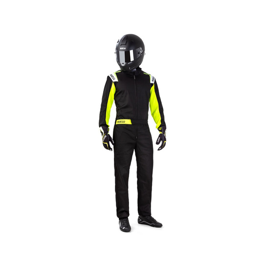 Sparco Kartanzug Rookie MY20 schwarz/gelb