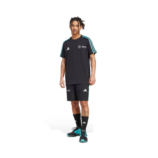 Mercedes AMG F1 2025 Herren T-Shirt DNA Logo Schwarz