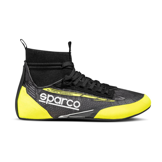 Sparco Schuhe Superleggera MY23 schwarz/gelb (FIA)