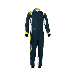 Sparco Kinder Kartoverall THUNDER MY20 Grau/Gelb (CIK FIA)