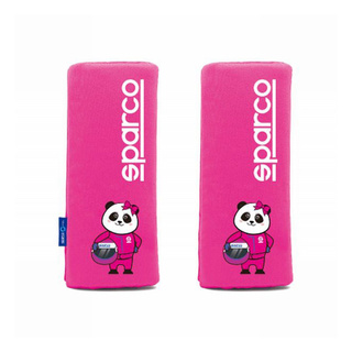 Sparco Gurtpolster Panda Mini rosa