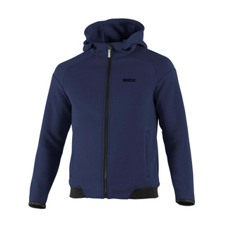 Sparco Herren Kapuzensweatjacke Full Zip MY25 Marineblau