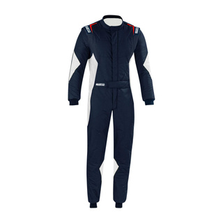 Sparco Rennoverall SUPERLEGGERA Marineblau/Weiß (FIA)