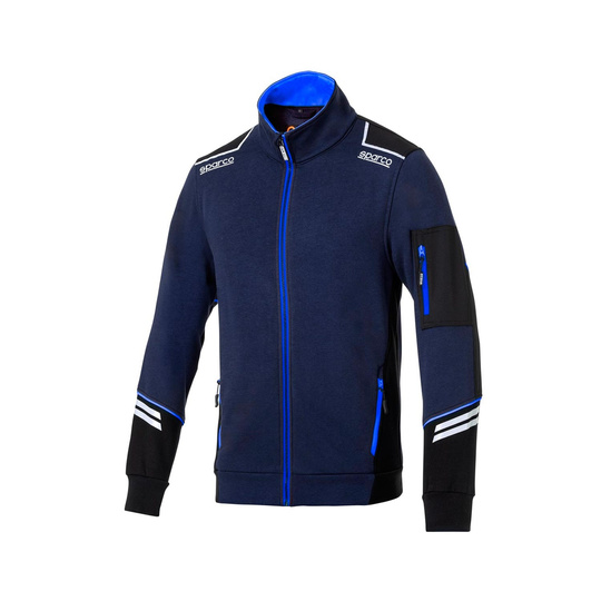 Sparco Sweatjacke Tech marineblau/blau