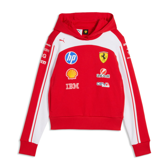 Scuderia Ferrari F1 2026 Damen Kapuzenpullover Team