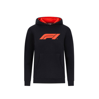 Formula 1 Kinder Kapuzensweatjacke Logo Schwarz