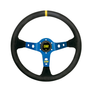 OMP Lenkrad CORSICA BLUE Wildleder